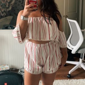 Shorts and Crop top Set
